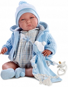 Кукла Лало с пустышкой, 40 см. (Llorens Juan S.L., L 74017veg)